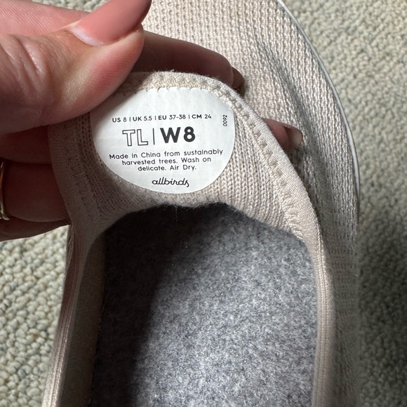 Women’s Allbirds Tree Loungers Tan Size 8 - Picture 3 of 4